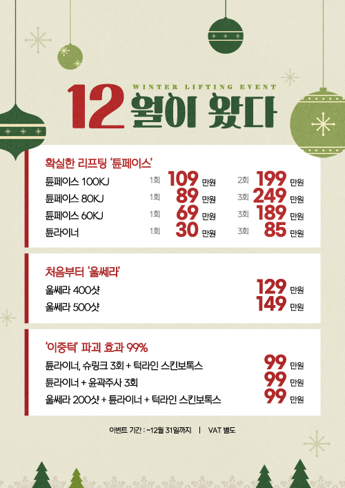 12월 리프팅